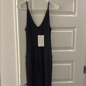 Black Sleeveless Jumpsuit